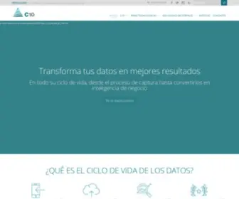 Clase10.com(Del Dato a la Ventaja Competitiva) Screenshot