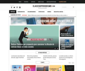 Clasesdeperiodismo.com(Clases de Periodismo) Screenshot