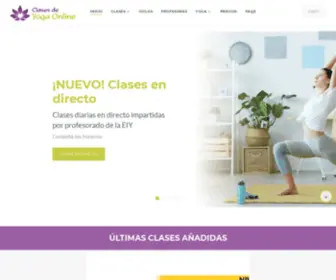 Clasesdeyogaonline.com(Clases de Yoga OnLine) Screenshot