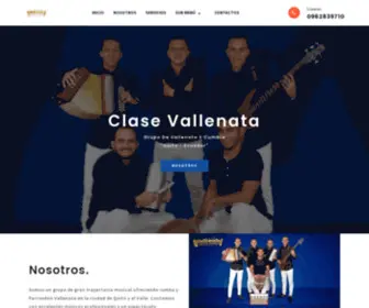 Clasevallenata.com(Clase Vallenata) Screenshot