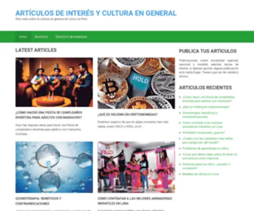 Clasevirtual.net(Artículos de interés y cultura en general) Screenshot