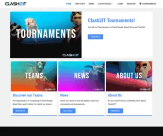 Clash2IT.com(Mobile Esport Organization based in Italy) Screenshot