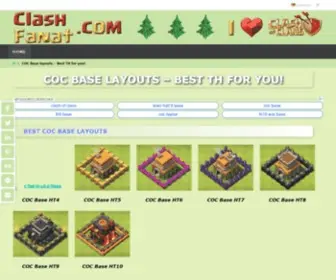 Clashfanat.com(COC Base layouts) Screenshot