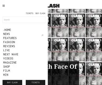 Clashmusic.com(Clash Magazine Music News) Screenshot