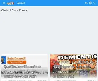 Clashofclans.fr(Clash of Clans France) Screenshot