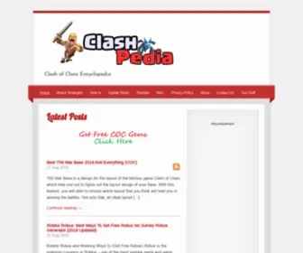 Clashpedia.com(clashpedia) Screenshot