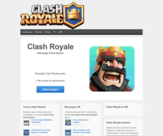 Clashroyaleweb.com(Clash Royale) Screenshot