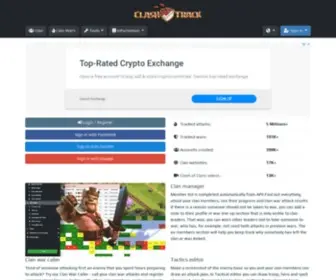 Clashtrack.com(Clan manager) Screenshot