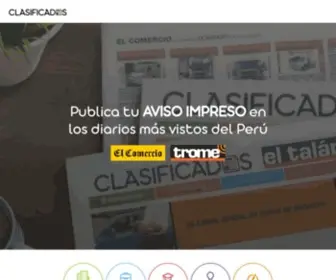 Clasificados.pe(Los Clasificados impresos del Grupo El Comercio) Screenshot