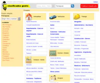 Clasificadosgratis.com.py(Clasificados en Paraguay) Screenshot