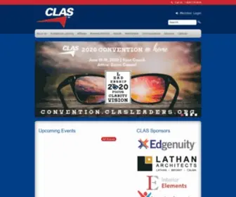 Clasleaders.org(CLAS) Screenshot