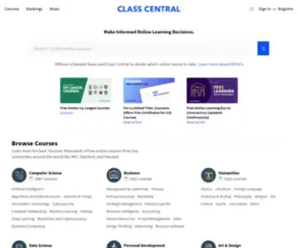 Class-Central.com(Find the best courses) Screenshot