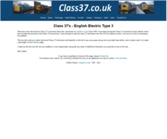 Class37.co.uk(Class 37) Screenshot