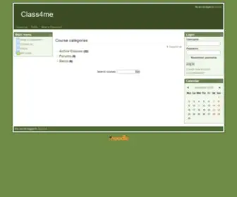 Class4ME.com(Moodle) Screenshot