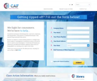 Classactionfinder.com(Classactionfinder) Screenshot