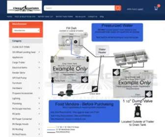 Classacustoms.com(Class A Customs) Screenshot