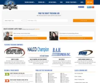 Classadrivers.com(Truck Driving Jobs) Screenshot