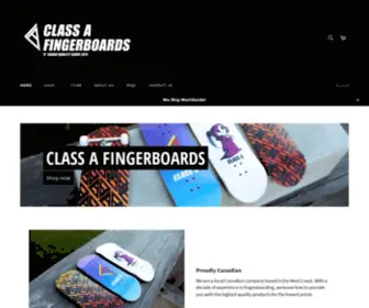 Classafbs.com("A" grade quality since 2011. Class A Fingerboards) Screenshot