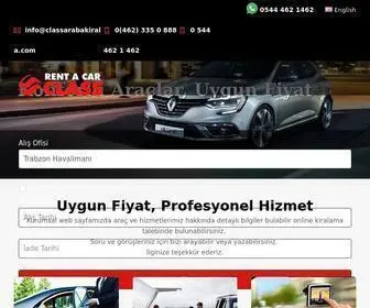 Classarackirala.com(Class Rent a Car) Screenshot