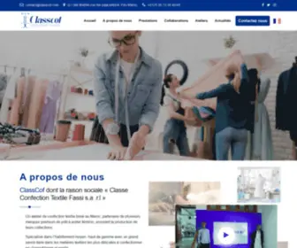 Classcof.com(Confection Textile) Screenshot