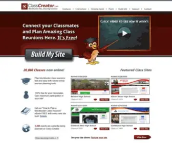 Classcreator.com(Class Reunion Planning) Screenshot