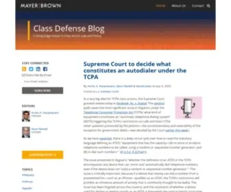 Classdefenseblog.com(Class Defense Blog) Screenshot