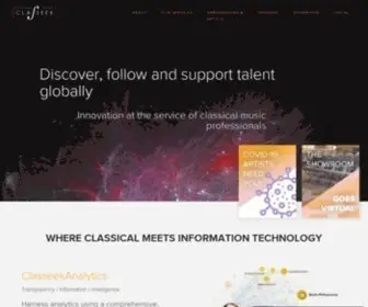 Classeek.com(Classical Music Community) Screenshot