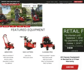 Classenturfcare.com(Lawn Care Equipment Made Simple) Screenshot