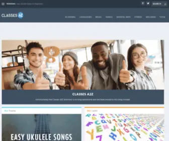Classesa2Z.co.uk(Classesa2Z) Screenshot