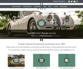 Classic-Auctions.com(H&H Classics) Screenshot