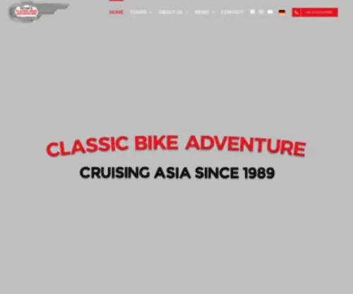 Classic-Bike-India.com(Motorcycle Tours India) Screenshot