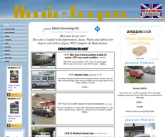 Classic-Campers.co.uk(Campers for Sale) Screenshot