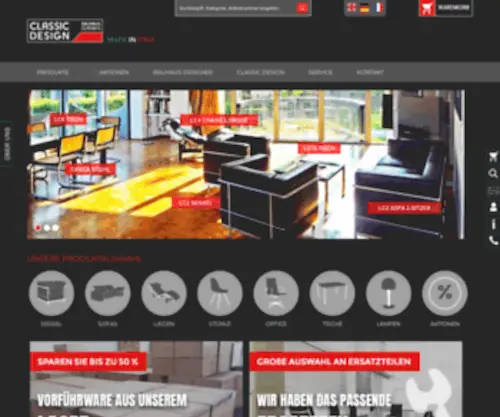 Classic-Design24.com(I❶i der bauhaus design möbel shop) Screenshot