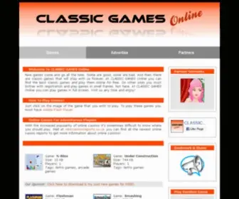 Classic-Games-Online.com(Classic games) Screenshot