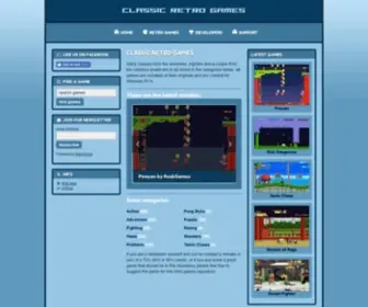 Classic-Retro-Games.com(Play Free Remakes of Classic Retro Games) Screenshot