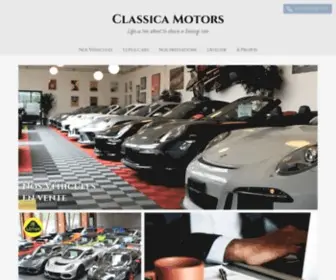 Classica-Motors.ch(Classica Motors) Screenshot