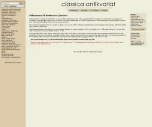 Classica.se(Välkommen) Screenshot