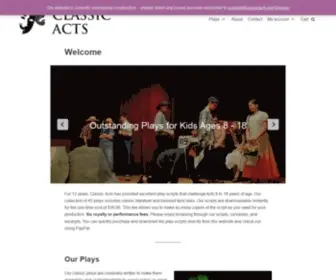 Classicacts.net(Outstanding Plays for Kids Ages 8) Screenshot