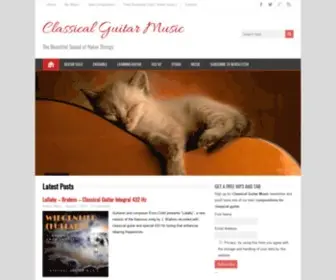 Classical-Guitar-Music.com(Classical Guitar Music) Screenshot