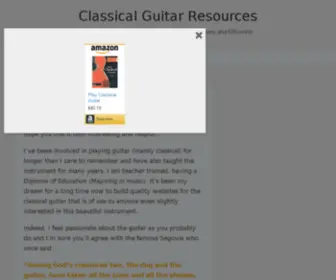 Classical-Guitar-Resources.com(Classical Guitar Resources) Screenshot