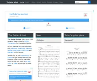 Classical-Guitar-School.com(Classical Guitar School) Screenshot