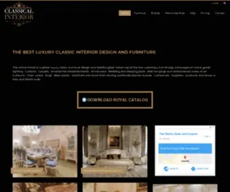 Classical-Interior.com(Luxury Magazine For the best of Furniture) Screenshot