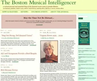 Classical-Scene.com(Boston Musical Intelligencer) Screenshot