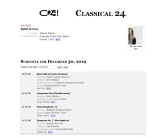 Classical24.org(Classical 24) Screenshot
