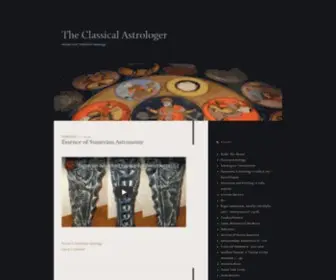 Classicalastrologer.me(The Classical Astrologer) Screenshot