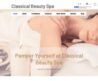 Classicalbeautyspa.com(Classical Beauty Spa) Screenshot