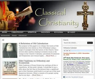 Classicalchristianity.com(Classical Christianity) Screenshot