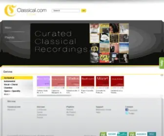 Classical.com(Classical World) Screenshot