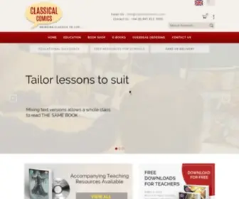 Classicalcomics.com(Classical Comics) Screenshot