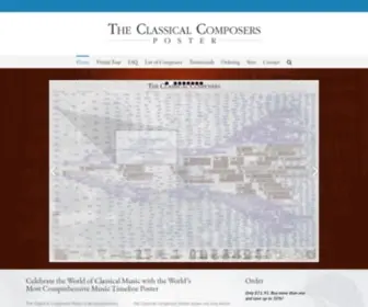 Classicalcomposersposter.com(Classical Composers Poster) Screenshot
